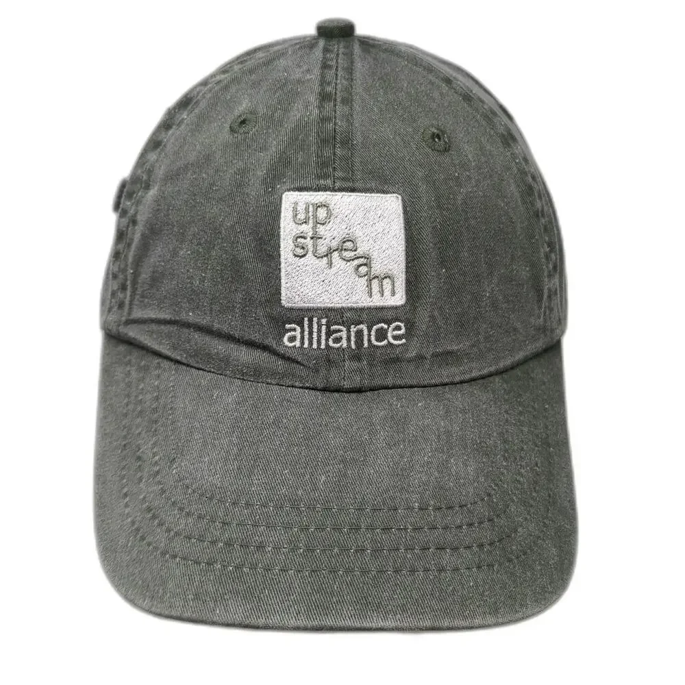 Port & Company Baseball Cap Green One Size Upstream Alliance Hat Slideback